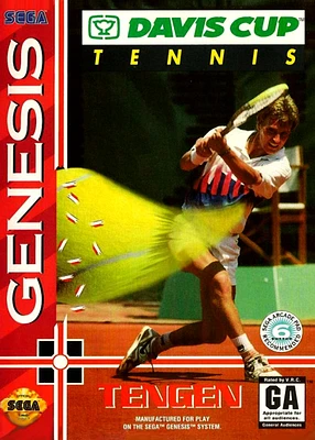 DAVIS CUP TENNIS - Sega Genesis - USED