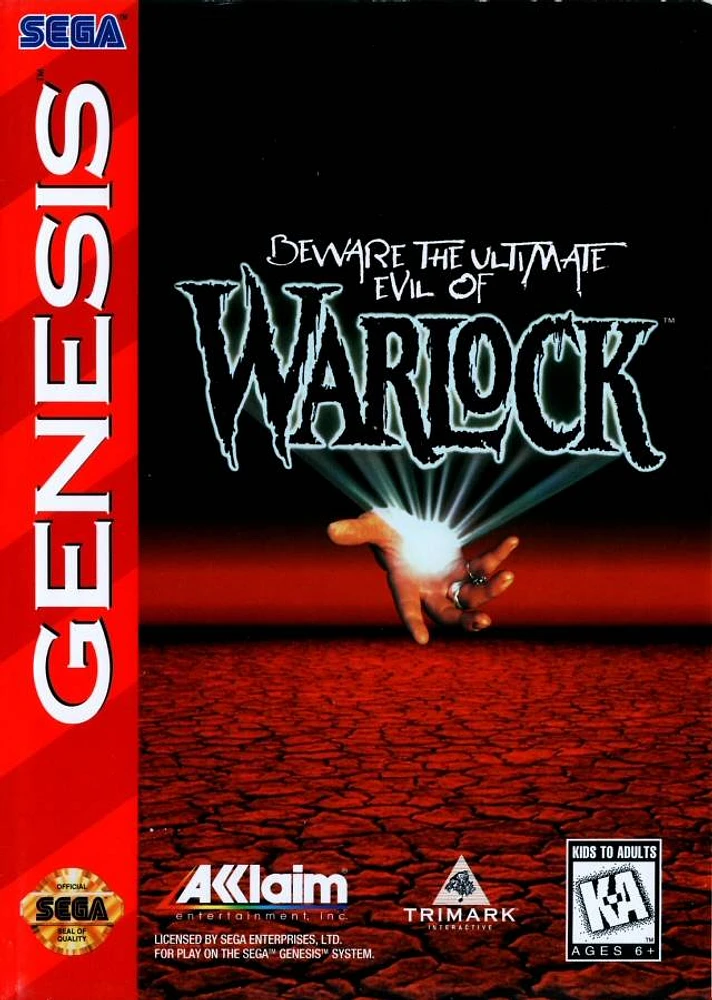 WARLOCK - Sega Genesis - USED