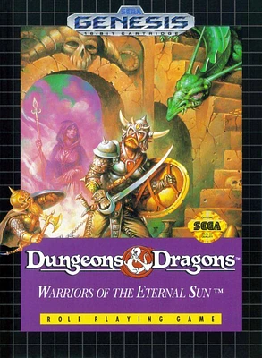 DUNGEONS & DRAGONS:WARRIORS OF - Sega Genesis - USED