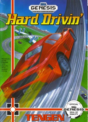 HARD DRIVIN - Sega Genesis - USED