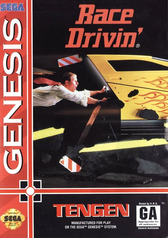 RACE DRIVIN - Sega Genesis - USED