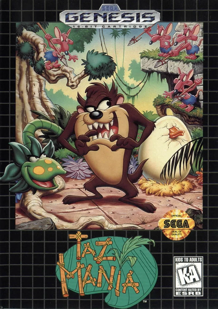 TAZMANIA - Sega Genesis - USED