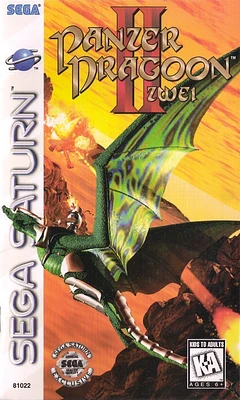 PANZER DRAGOON II:ZWEI - Sega Saturn - USED