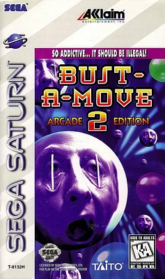 BUST A MOVE 2:ARCADE EDITION - Sega Saturn - USED