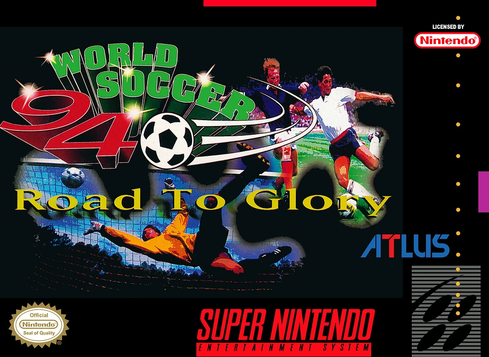 WORLD SOCCER 94:ROAD TO GLORY - Super Nintendo - USED