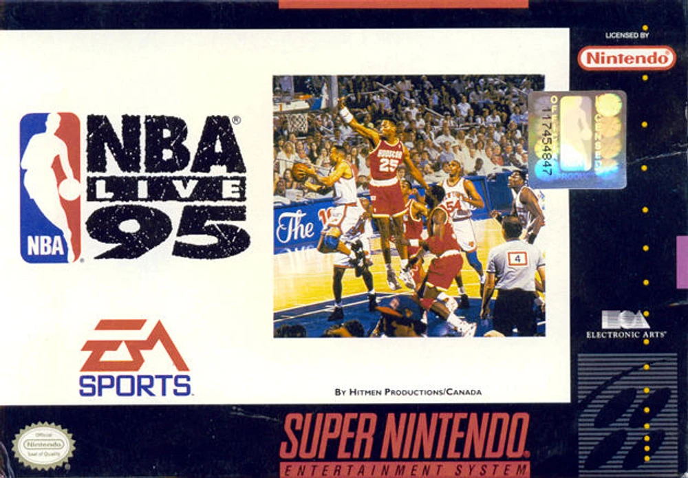 NBA LIVE 95 - BOXED - Super Nintendo - USED