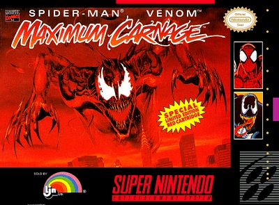 SPIDER-MAN VENOM:MAXIMUM - Super Nintendo - USED