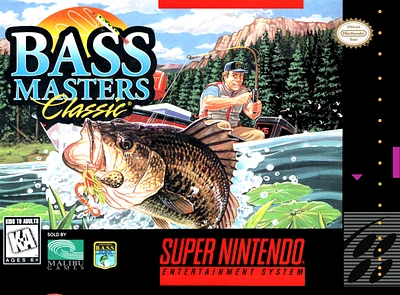 BASS MASTERS CLASSIC - Super Nintendo - USED