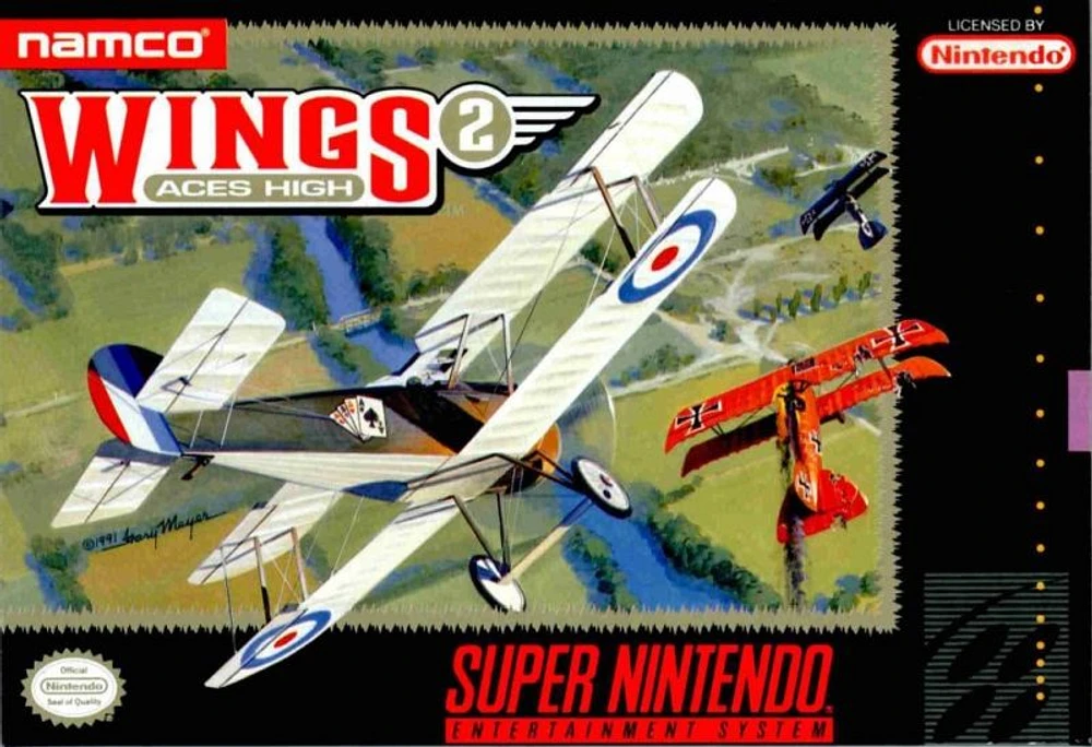 WINGS 2:ACES HIGH - Super Nintendo - USED