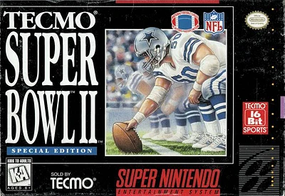 TECMO SUPER BOWL II:SPEC ED - Super Nintendo - USED