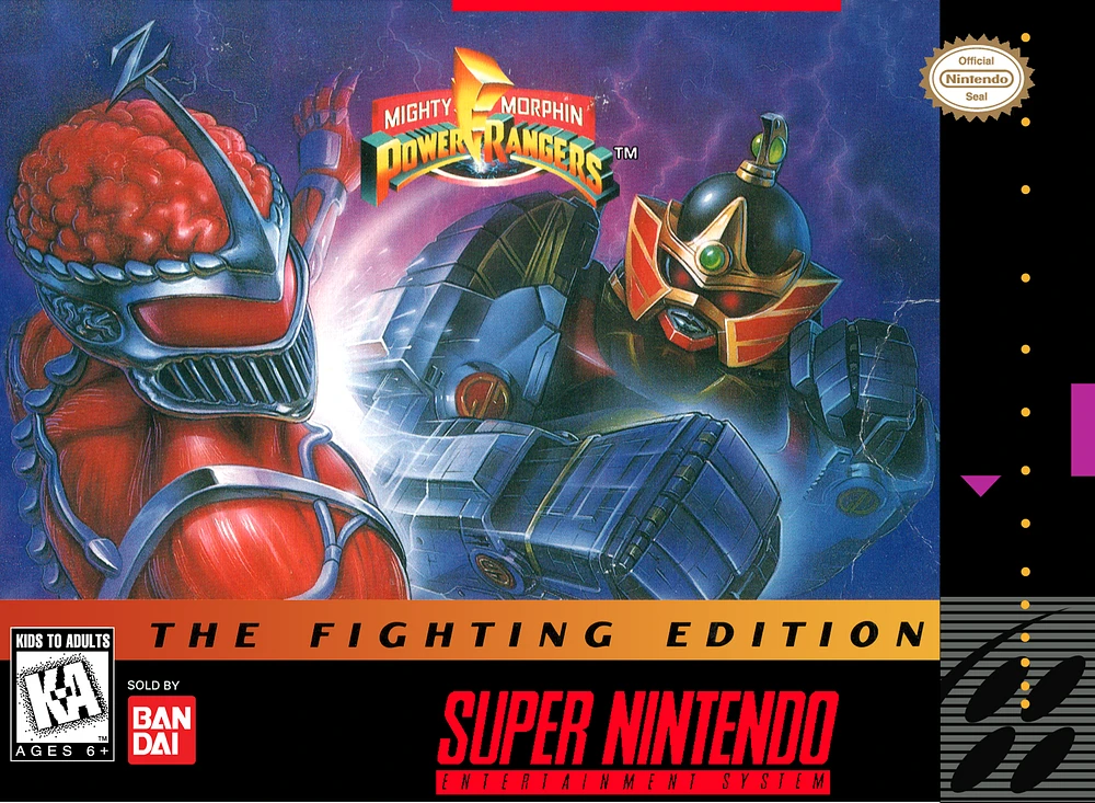 POWER RANGERS:FIGHTING EDITION - Super Nintendo - USED