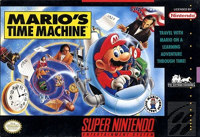 MARIOS TIME MACHINE - Super Nintendo - USED