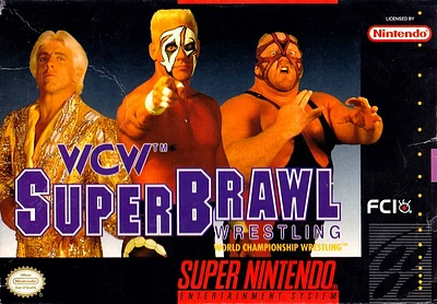 WCW:SUPERBRAWL WRESTLING - Super Nintendo - USED