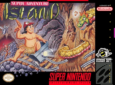 SUPER ADVENTURE ISLAND - Super Nintendo - USED