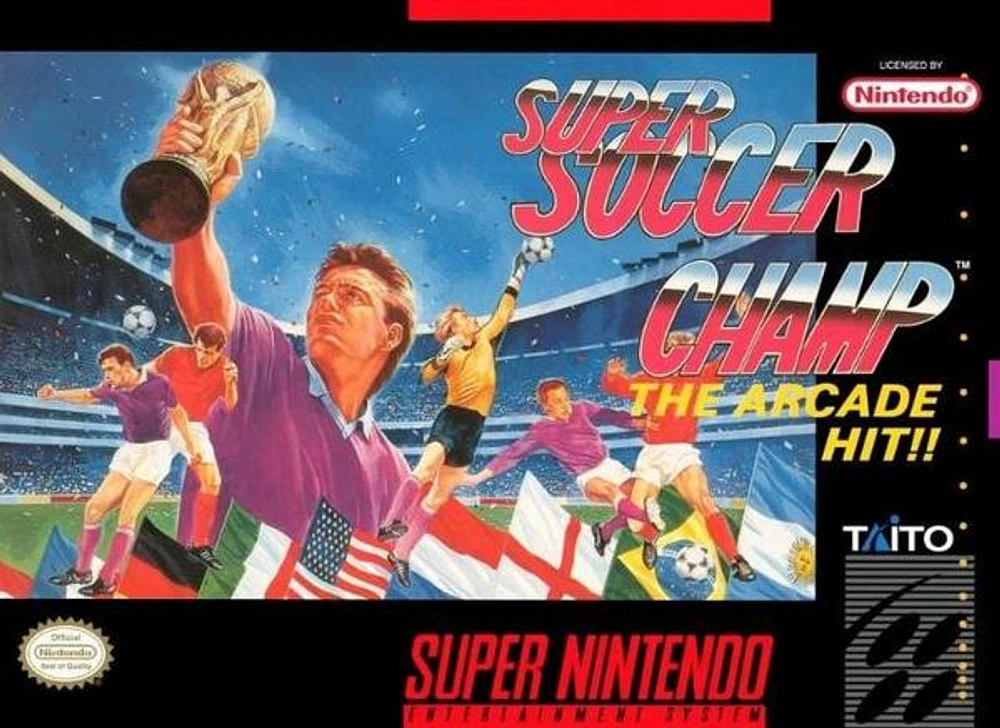 SUPER SOCCER CHAMP - Super Nintendo - USED