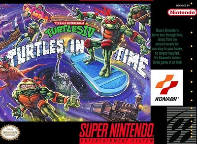 TMNT 4:TURTLES IN TIME - Super Nintendo - USED