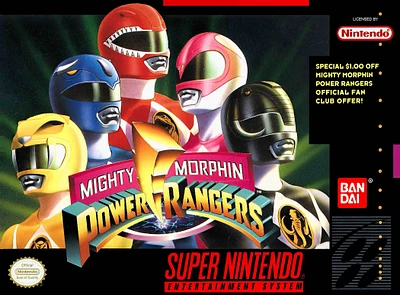 MIGHTY MORPHIN POWER RANGERS - Super Nintendo - USED