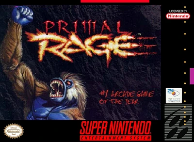 PRIMAL RAGE - Super Nintendo - USED