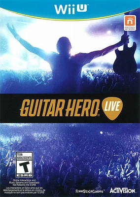 GUITAR HERO LIVE (GAME) - WU WiiU Wii-u Wii U - USED