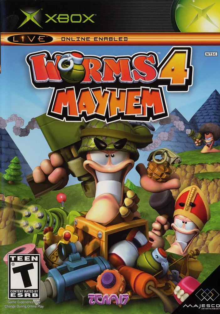WORMS 4:MAYHEM - Xbox - USED