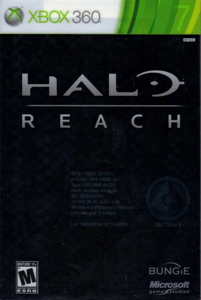 HALO REACH:LTD ED - Xbox 360 - USED