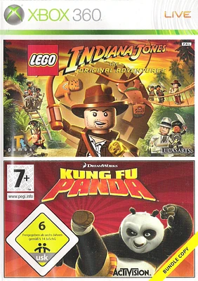 LEGO INDIANA/KUNG FU PANDA - Xbox 360 - USED