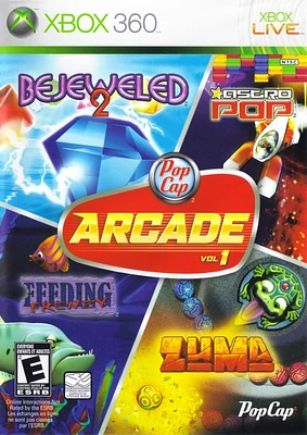 POP CAP ARCADE:V01 - Xbox 360 - USED