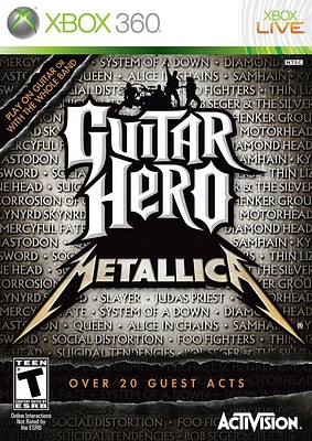 GUITAR HERO:METALLICA (GAME) - Xbox 360 - USED