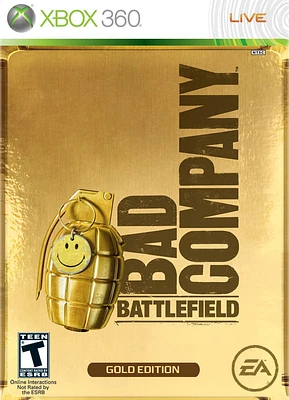 BATTLEFIELD:BAD COMPANY (GOLD) - Xbox 360 - USED