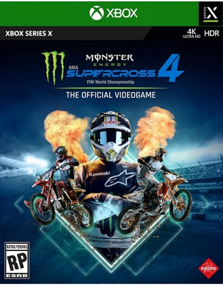 Monster Energy Supercross 4 - XBOX Series X - USED