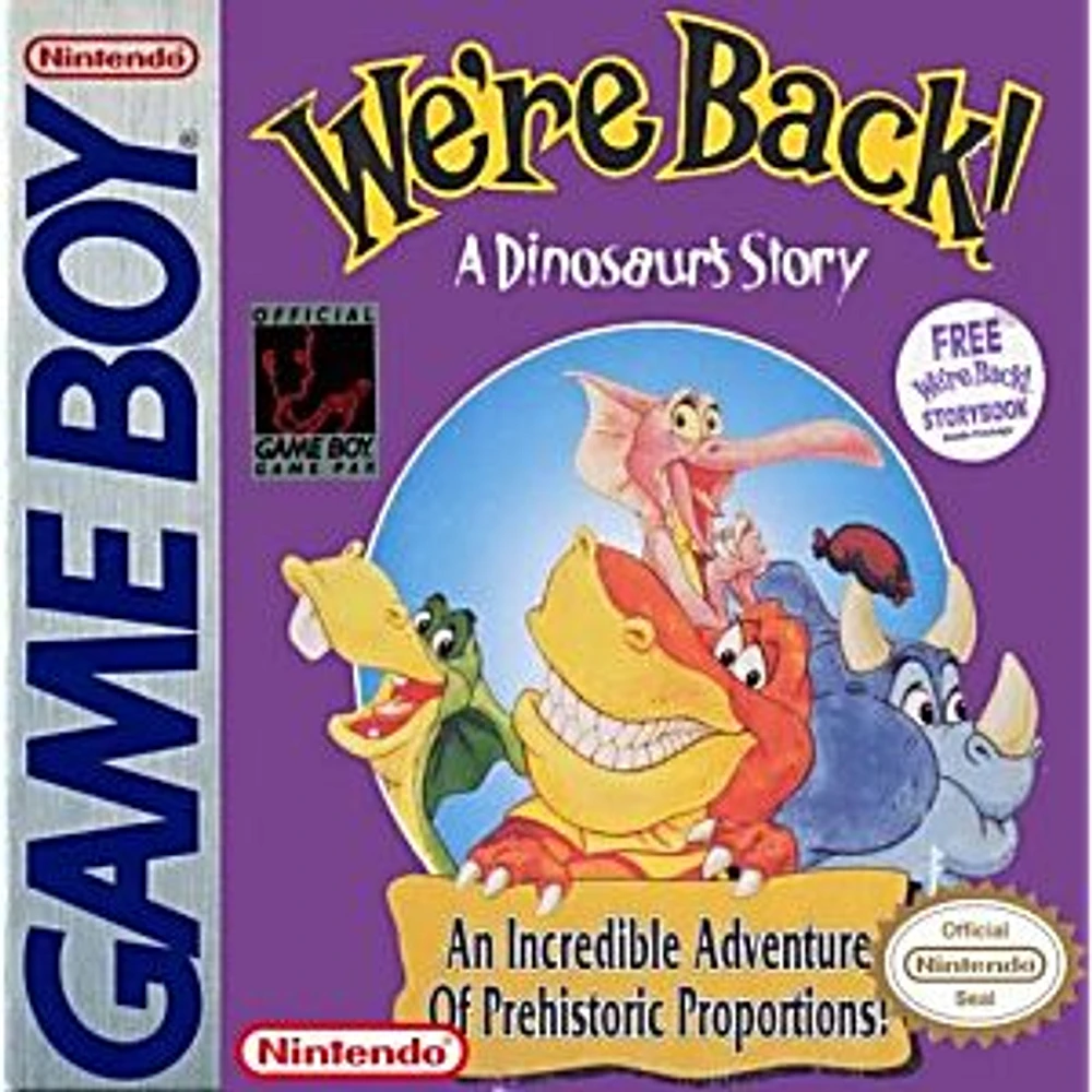 WERE BACK:DINOSAURS STORY - Game Boy - USED