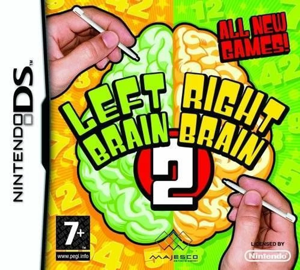LEFT BRAIN RIGHT BRAIN 2 - Nintendo DS - USED
