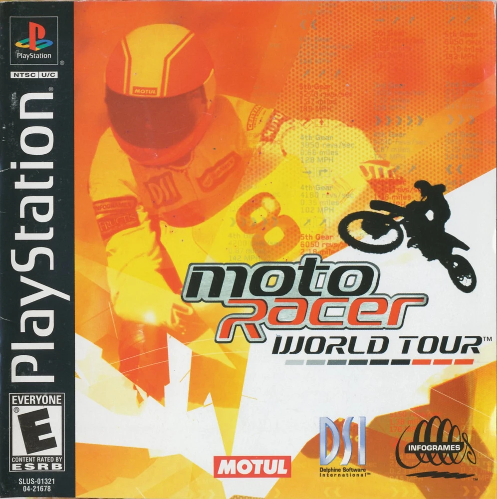MOTO RACER:WORLD TOUR - Playstation (PS1) - USED