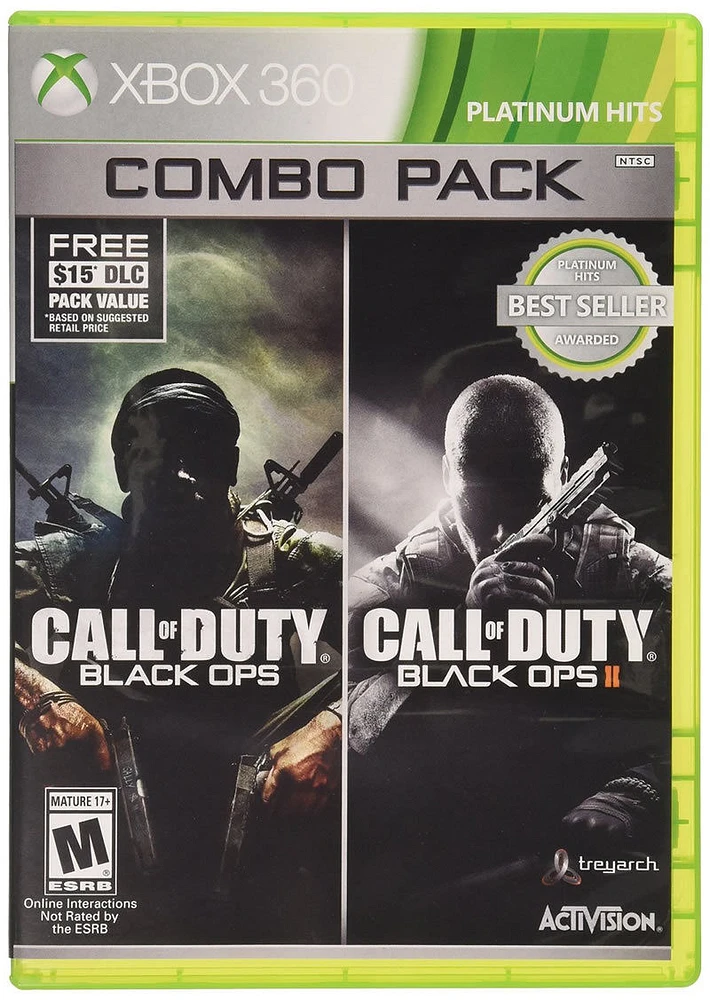 CALL OF DUTY:BLACK OPS 1/2 COM - Xbox 360 - USED