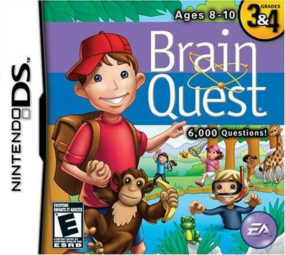 BRAIN QUEST:GRADES 3 & 4 - Nintendo DS - USED