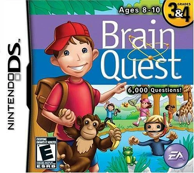 BRAIN QUEST:GRADES 3 & 4 - Nintendo DS - USED