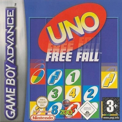 UNO FREEFALL - Game Boy Advanced - USED