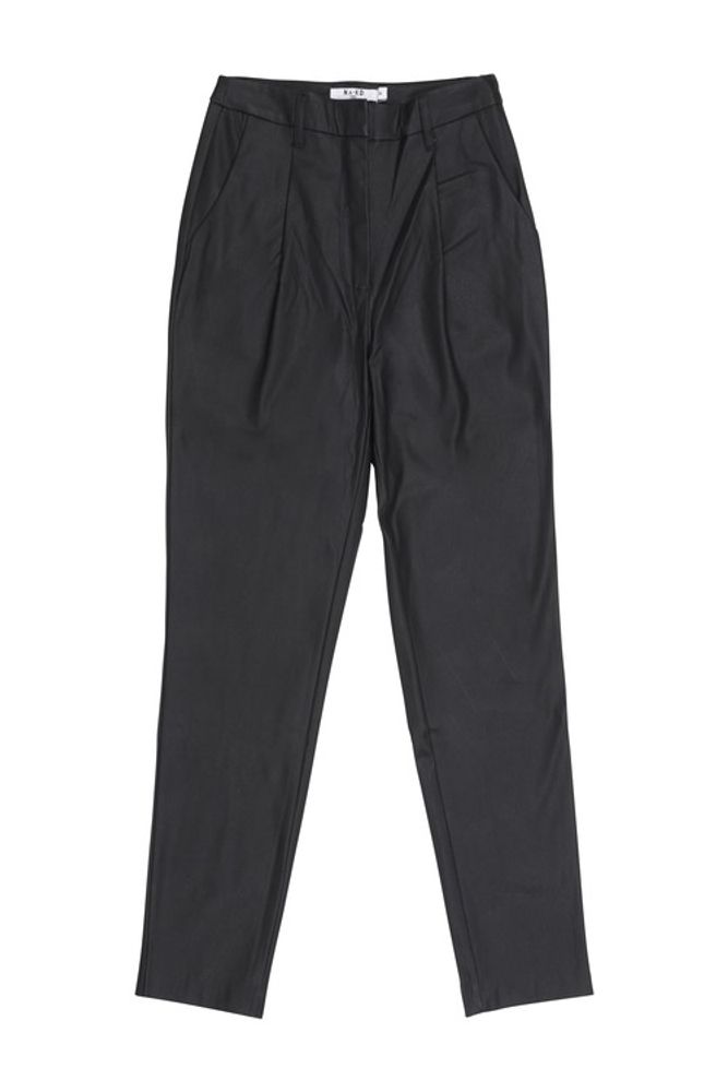 TAPERED PU - Pantalon
