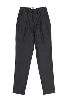TAPERED PU - Pantalon