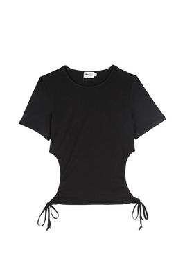CUT OUT CROPPED DETAIL T-shirt