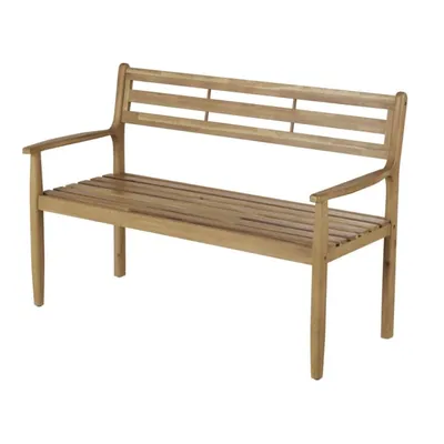 Banc de jardin en bois d'acacia massif L130 Indiana