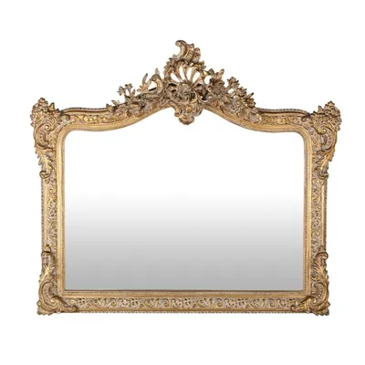 Miroir à moulures dorées 114x100 Conservatoire