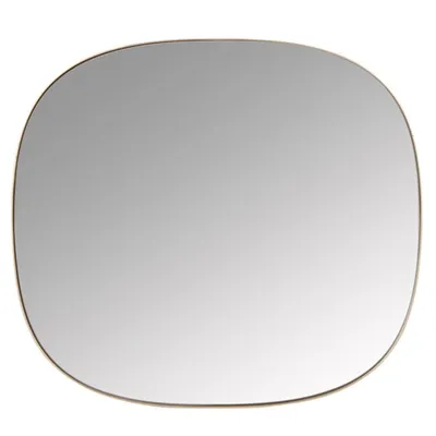 Miroir en métal doré 47x52 DILLY