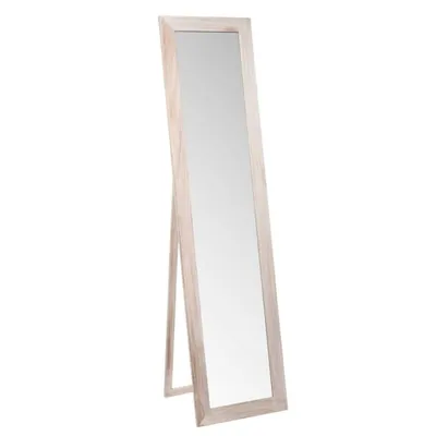 Miroir sur pied en bois de paulownia 160x40 Laure