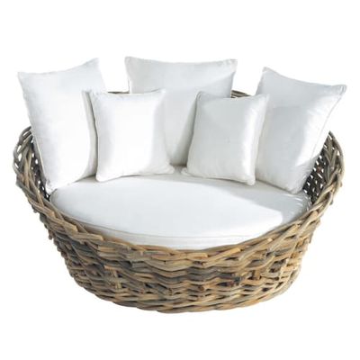 Canapé 1/2 places en rotin | Maisons du Monde