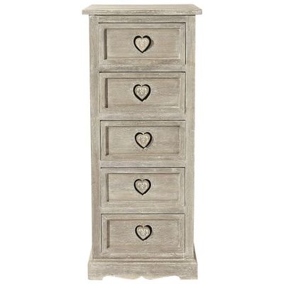 Colonne de rangement grisée effet vieilli | Maisons du Monde
