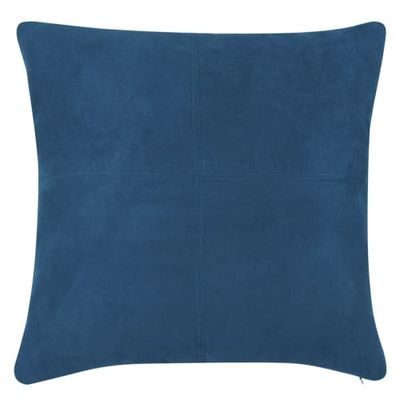 Coussin bleu de Saxe 60x60 | Maisons du Monde