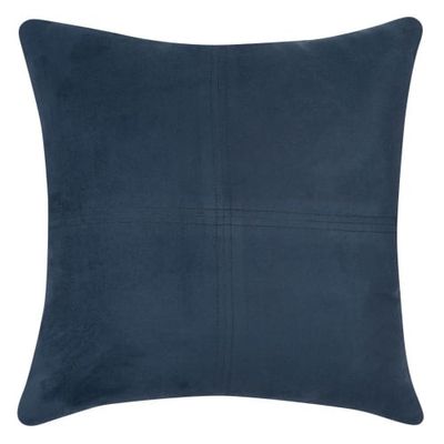Coussin en suédine bleu marine 40x40 | Maisons du Monde