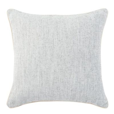 Coussin tissé jacquard gris clair 50x50 | Maisons du Monde