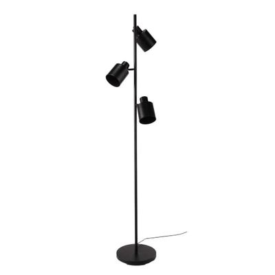 Lampadaire 3 spots en métal noir | Maisons du Monde